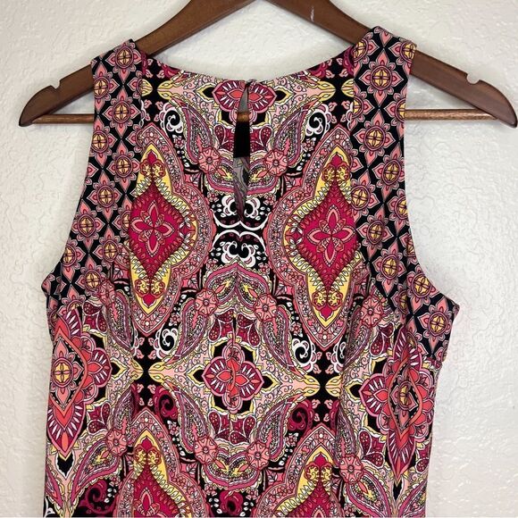 London Times Colorful Printed Maxi Sundress. Size 10. Great Condition!! - Picture 5 of 13
